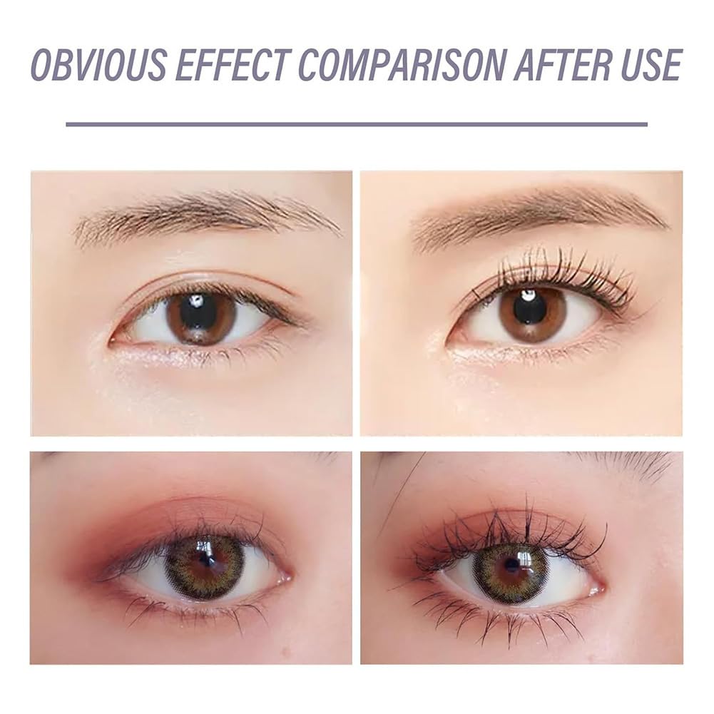 Mascara for Older Women, Kehyla Beauty - Mascara, Volume And Length Waterproof Long Lasting, Eye Lash Enhancer, Makeup Smudge Proof Tubing All Lash Types (Black)