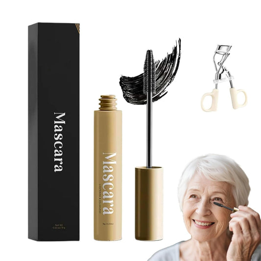 Mascara for Older Women, Kehyla Beauty - Mascara, Volume And Length Waterproof Long Lasting, Eye Lash Enhancer, Makeup Smudge Proof Tubing All Lash Types (Black)