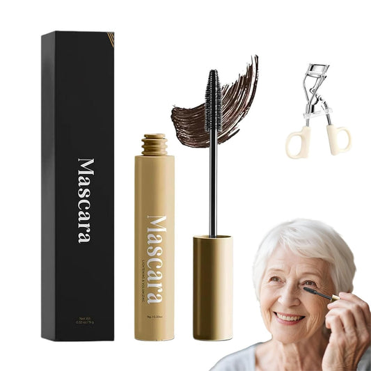 Mascara for Older Women, Kehyla Beauty - Mascara, Volume And Length Waterproof Long Lasting, Eye Lash Enhancer, Makeup Smudge Proof Tubing All Lash Types (Black)